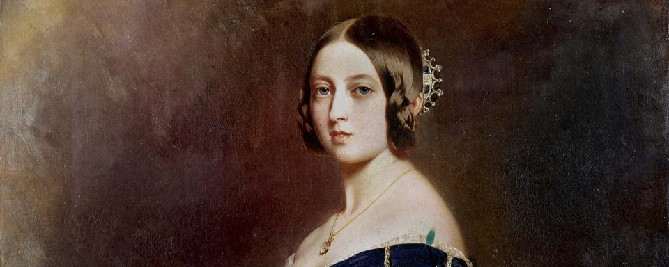 La reine Victoria, peinte par Franz Xavier Winterhalter. [Roger-Viollet via AFP]