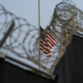 Une vue de la prison de Guantanamo. [AP Photo/Keystone - Alex Brandon]