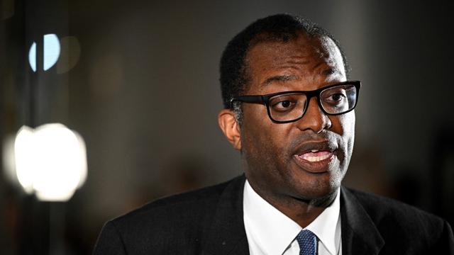 Le chancelier de l'Échiquier britannique, Kwasi Kwarteng. [AFP - Oli Scarff]