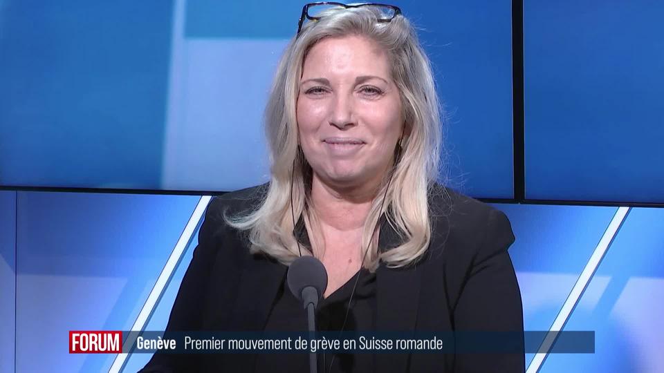 La fonction publique se mobilise à Genève : interview de Nathalie Fontanet