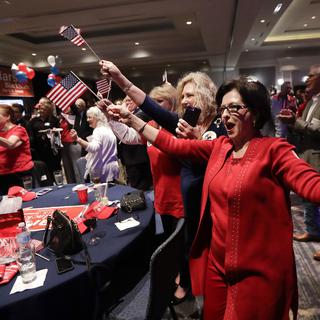 Le camp républicain fête sa victoire aux élections américaines de mi-mandat. [AP Photo - Mark Humphrey - Keystone]