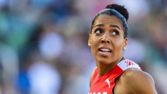 Mujinga Kambundji, facilement qualifiée pour la finale du 100m. [Keystone/Archives - Jean-Christophe Bott]