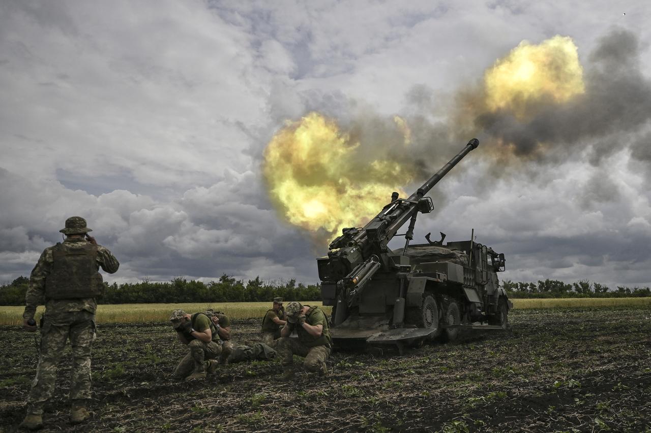 Le système d'artillerie Caesar est prisé pour sa précision. [AFP - Aris Messinis]