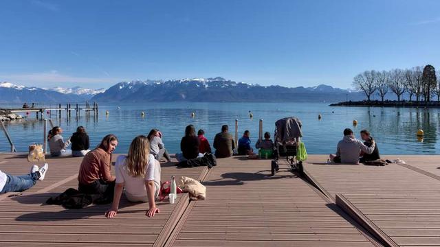 La nouvelle zone de baignade à Ouchy, dans la ville de Lausanne. [Ville de Lausanne]