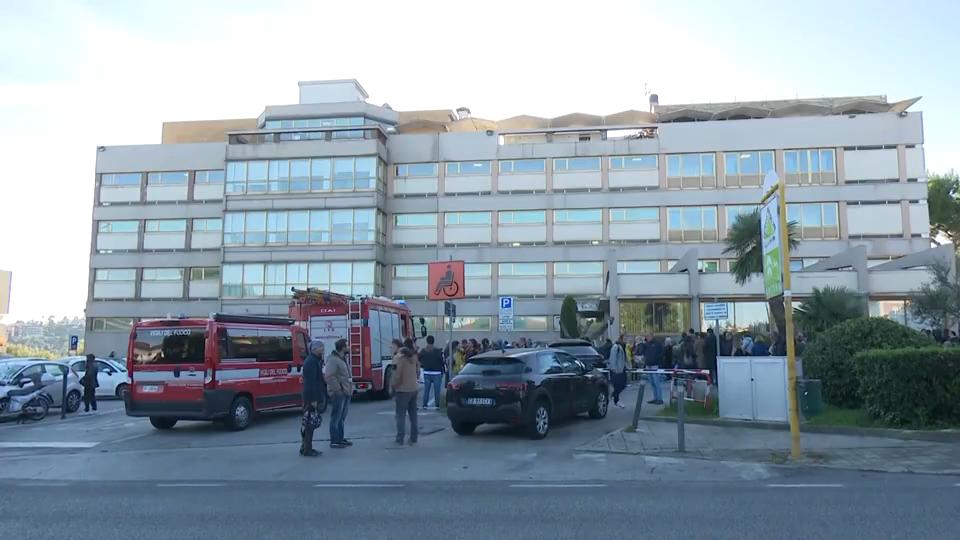 Une école évacuée à Pesaro. [RAI]