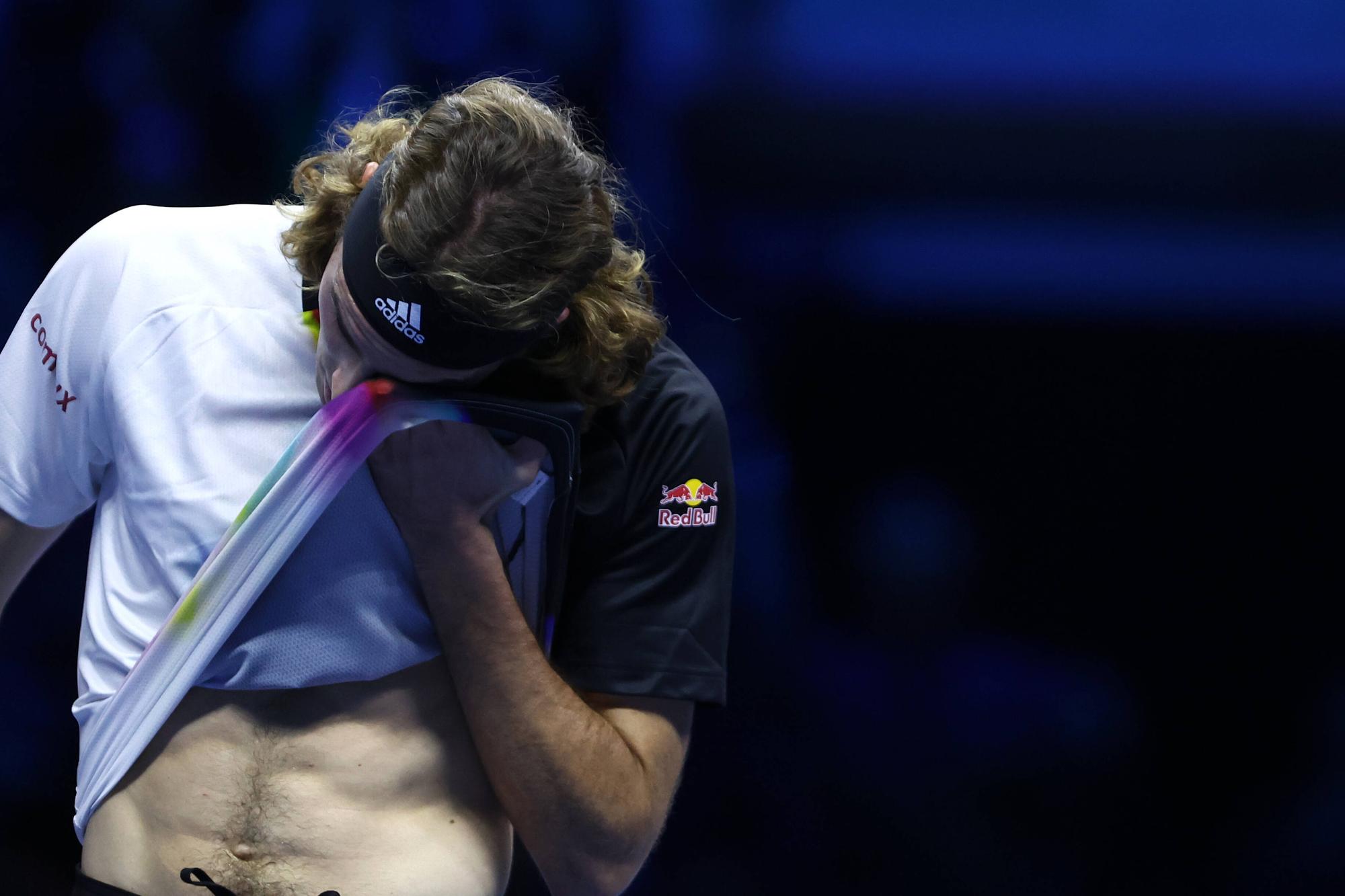Tsitsipas a butté sur un Djokovic qui évoluait un cran au dessus de lui. [IMAGO/Marco Canoniero - Marco Canoniero]