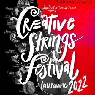 Affiche du "Creative Strings Festival" 2022. [Facebook de Baiju Bhatt - DR]