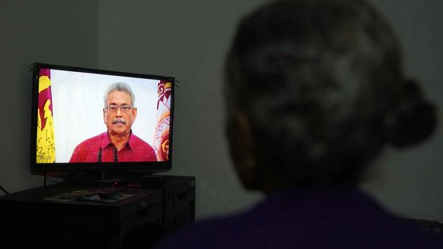 Le président sri lankais Gotabaya Rajapaksa annonce qu'il va démissionner. [Eranga Jayawardena]