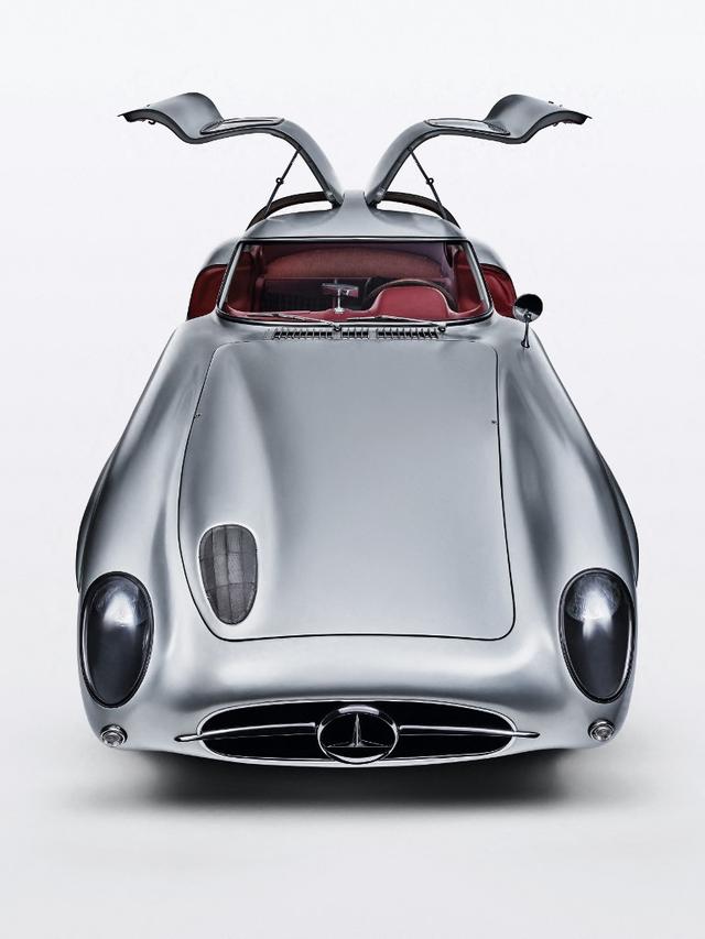 Le Coupé 300 SLR Uhlenhaut, vu de face. [Keystone - -]