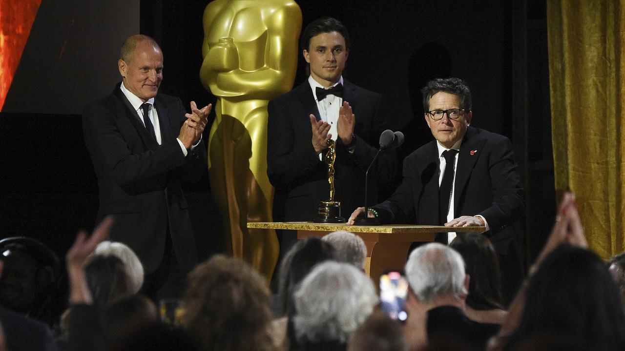 La star de "Retour vers le futur", Michael J. Fox, s'est vu décerner un Oscar d'honneur pour son action en faveur de la lutte contre la maladie de Parkinson [AP/Keystone - Richard Shotwell]