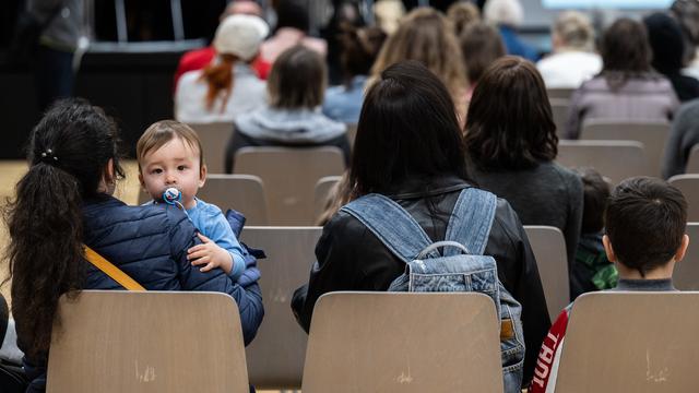 Près de 53'000 réfugiés ukrainiens ont fait des demandes pour obtenir un statut de protection S. [Keystone - Peter Schneider]