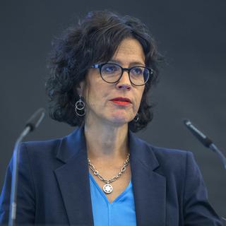 Christelle Luisier, présidente du Conseil d'Etat vaudois. [Keystone - Salvatore Di Nolfi]
