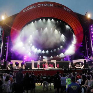 Le Global Citizen Live à New York en 2021. [EPA/Keystone - Peter Foley]
