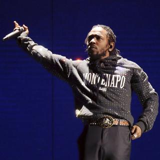 Le rappeur américain Kendrick Lamar en 2018, lors des Brit Awards à Londres. [Keystone - Joel C Ryan]
