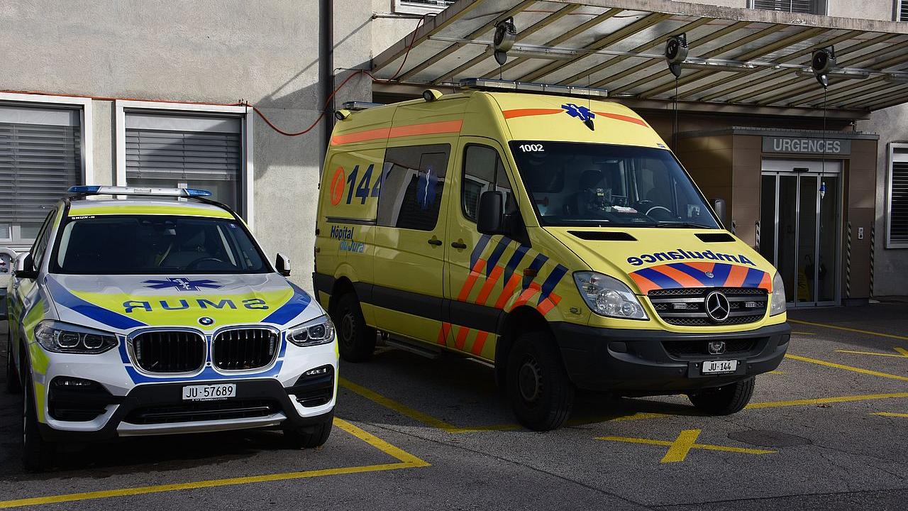Le service des urgences de l'Hôpital du Jura. [RTS - Gaël Klein]