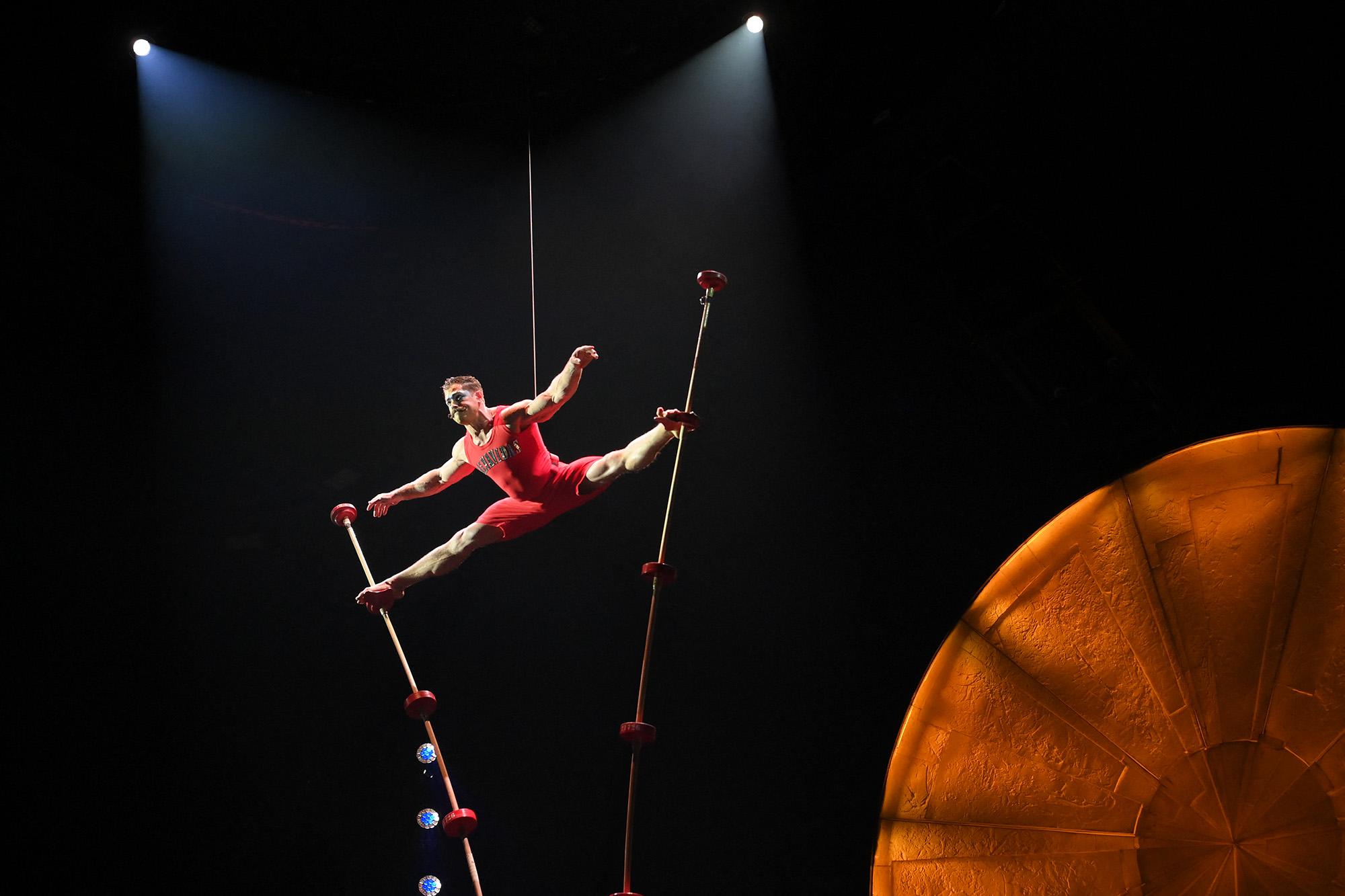 Une image du spectacle "Luiza" du Cirque du Soleil. [AFP - Lluis Gene]