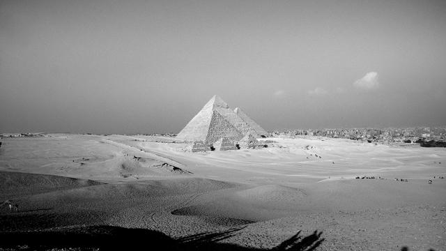 Les pyramides de Gizeh, symbole de l'Egypte. [RTS - Stéphanie Coudray]