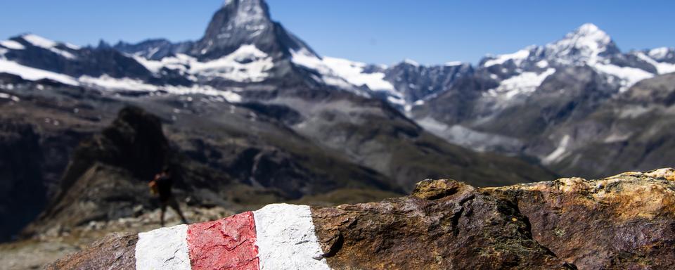 La canicule a eu raison du ski d'été à Zermatt. [Keystone - ean-Christophe Bott]