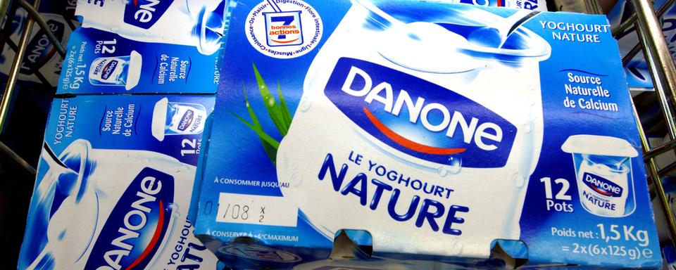 Le groupe agroalimentaire français Danone n'a pas quitté la Russie. [AFP - Michel Deniau]