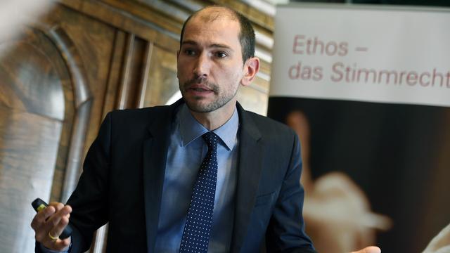 Vincent Kaufmann, directeur de la fondation Ethos en septembre 2016. [Keystone - Walter Bieri]