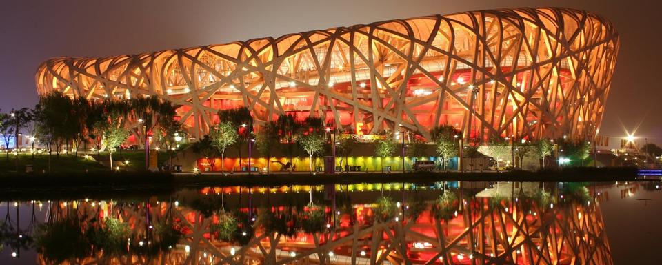 Le stade national de Pékin accueille la cérémonie d'ouverture des JO d'hiver 2022. [RTS / Wikicommons]