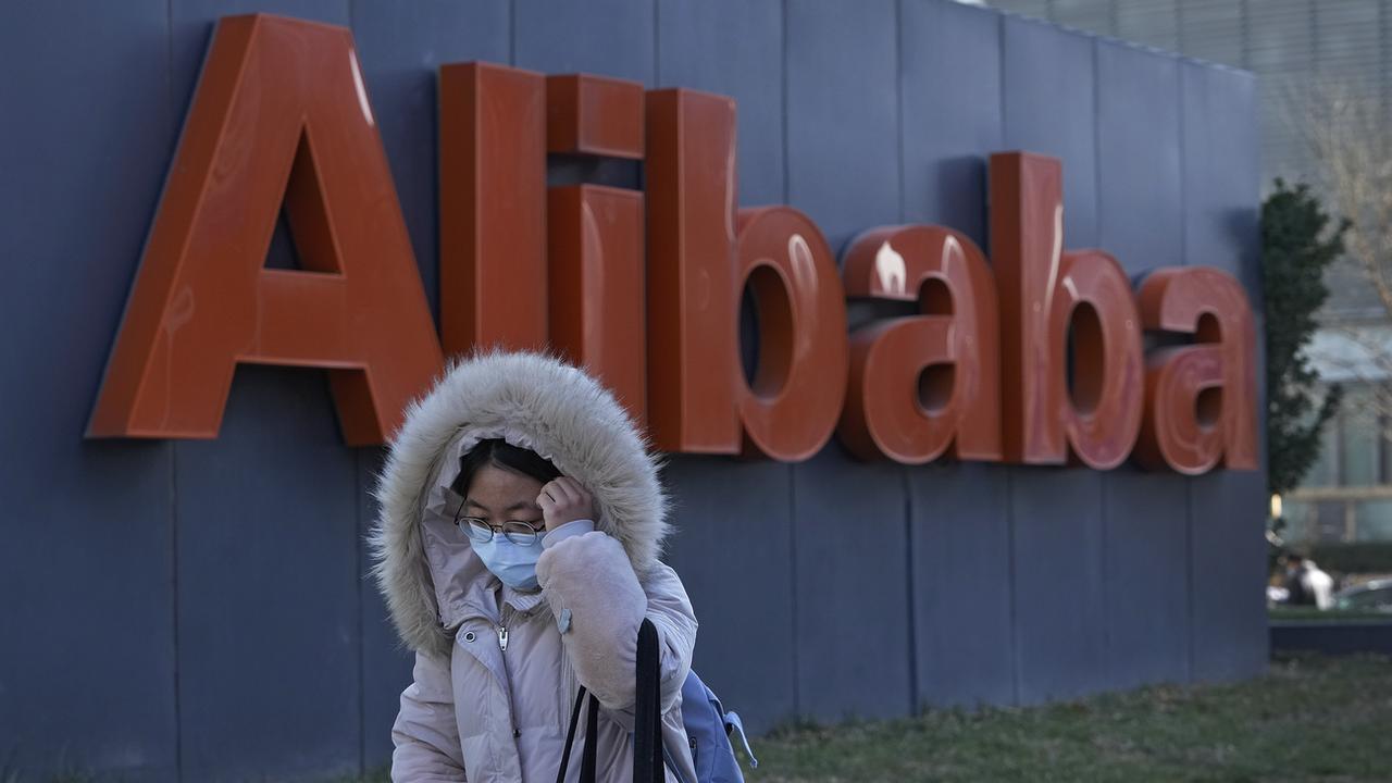Pékin et le Covid mettent la rentabilité d'Alibaba à rude épreuve. [Keystone - Andy Wong]
