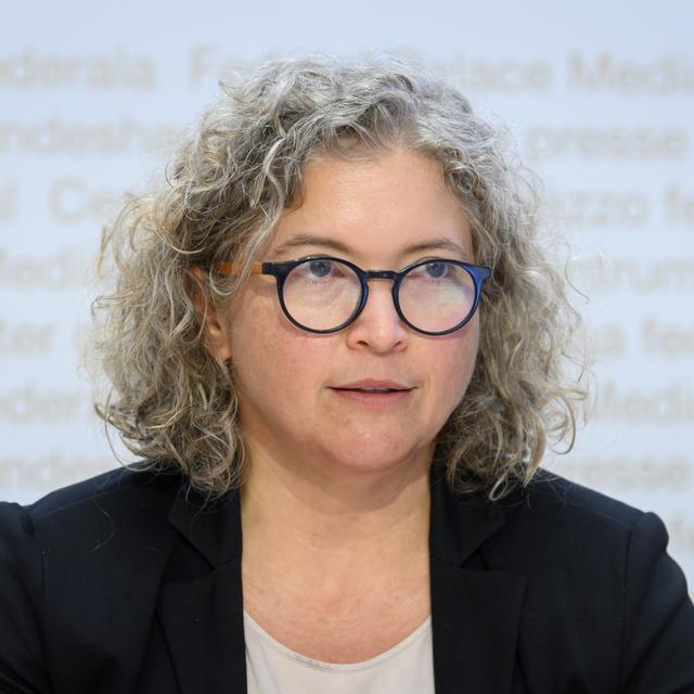 Samia Hurst, bioéthicienne et médecin, consultante du Conseil dʹéthique clinique des Hôpitaux Universitaires de Genève. [Keystone - Anthony Anex]