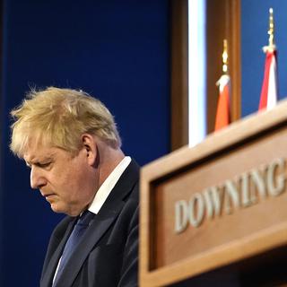Le Premier ministre britannique Boris Johnson. [Keystone/AP Photo - Alberto Pezzali]