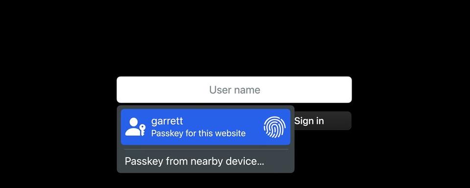 Passkeys ou le lien entre votre navigateur et votre smartphone pour vous identifier en ligne [Apple]