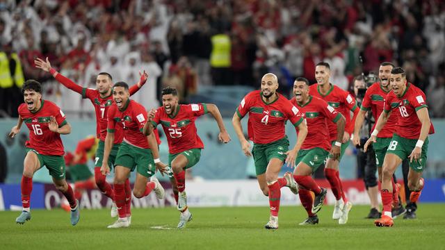 Le Maroc s'est imposé contre l'Espagne. [AP Photo/Keystone - Luca Bruno]