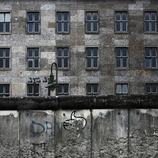 Un pan du Mur de Berlin. [Keystone/AP Photo - Markus Schreiber]