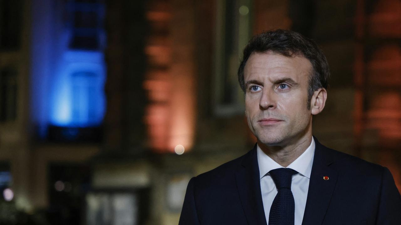 Emmanuel Macron annonce être candidat pour un second mandat. [AFP - Ludovic Marin]