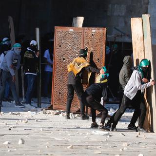 Violences à Jérusalem en pleins mois de Ramadan. [EPA/Keystone - Jamal Awad]
