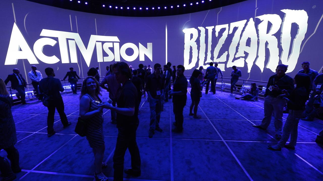 Microsoft propose près de 69 milliards de dollars pour racheter l'éditeur de jeux vidéos Activision-Blizzard. [Keystone/EPA - Michael Nelson]