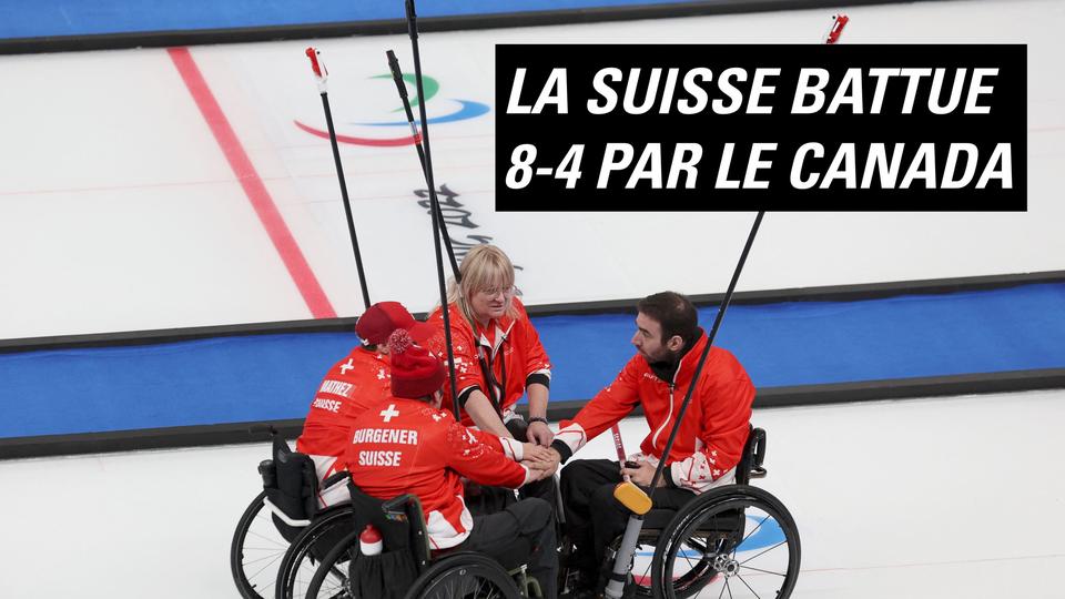 La Suisse s'est inclinée 8-4 lors de son 2e match du jour contre le Canada.