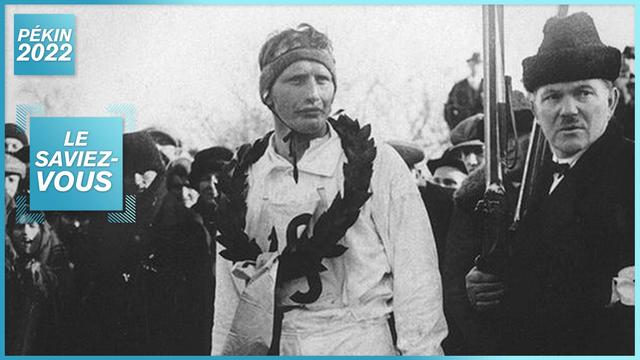 Per Erik Hedlund a su dompter les conditions de neige épouvantables pour s'adjuger l'or du 50km en ski de fond en 1928. [svt.se]