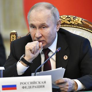 Le président russe Vladimir Poutine. [Keystone - AP Photo/Vladimir Voronin]