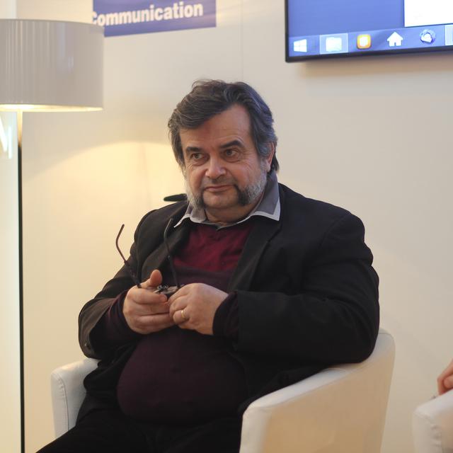 Olivier Mannoni en 2015. [CC-By-SA 2.0 - ActuaLitté]