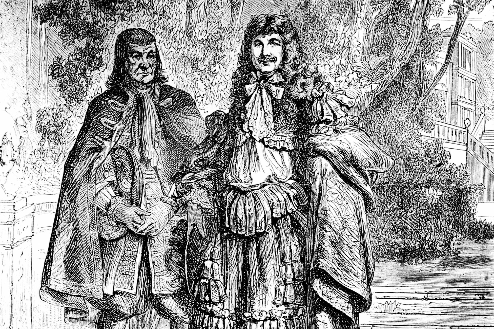 Dom Juan" de Molière (1622-1673). Acte I, scène II. 1665. [Roger-Viollet via AFP]