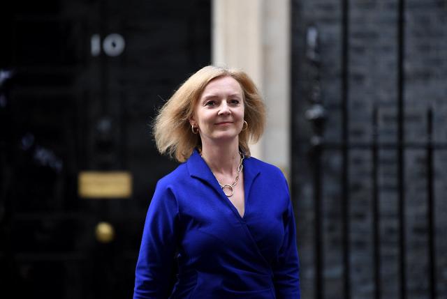 Liz Truss a remporté la course à Downing Street. [AFP - Daniel Leal]