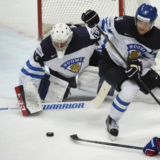 Journée des demi-finales au Championnat du monde de hockey sur glace. [Yuri Kadobnov]