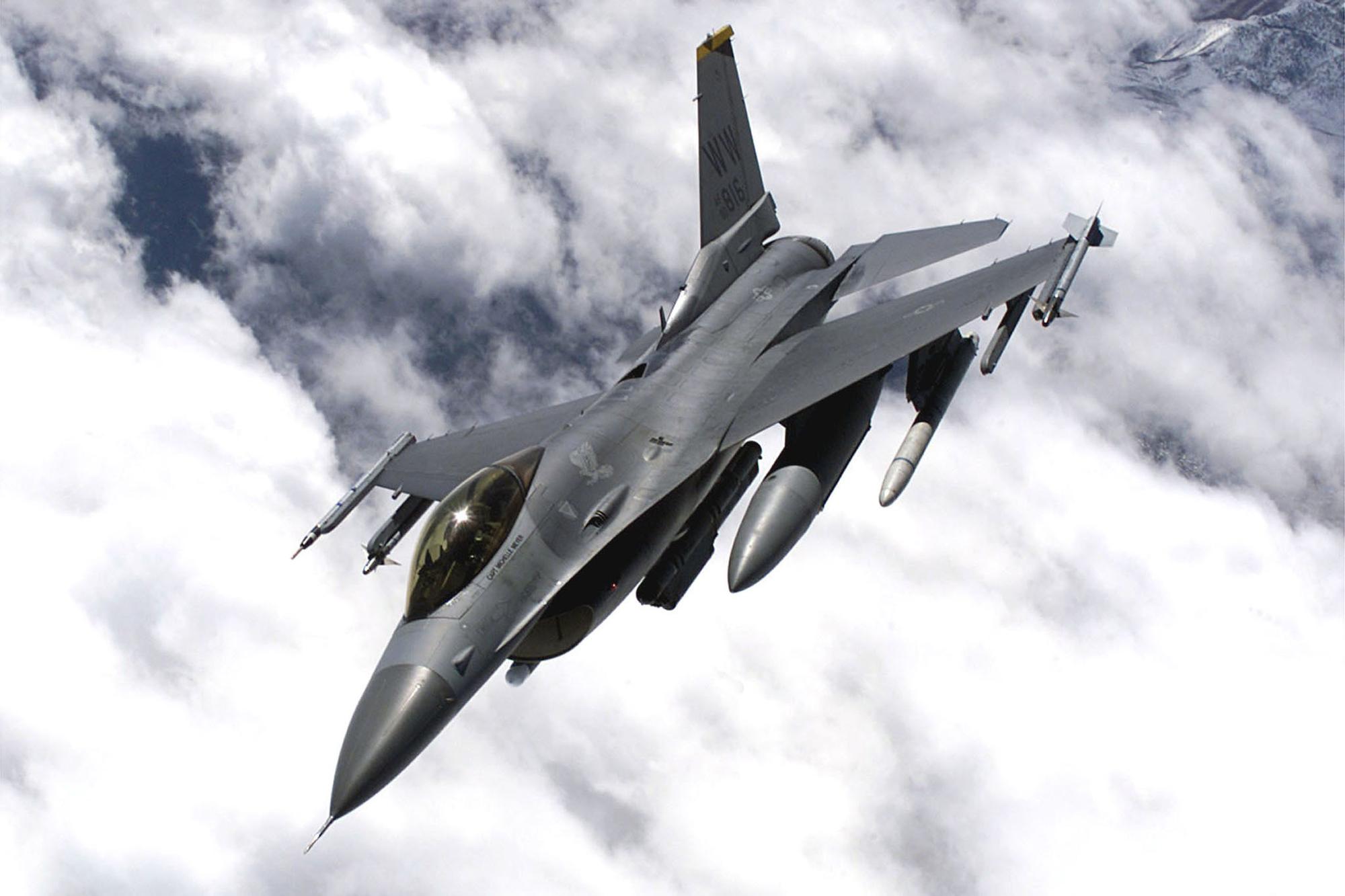 Un F-16 américain en exercice (image d'illustration). [Reuters - US Air Force]