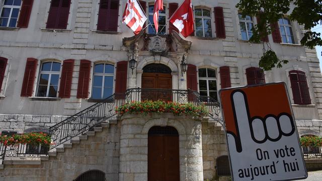 On votera le 23 octobre pour les élections communales dans le Jura. [RTS - Gaël Klein]