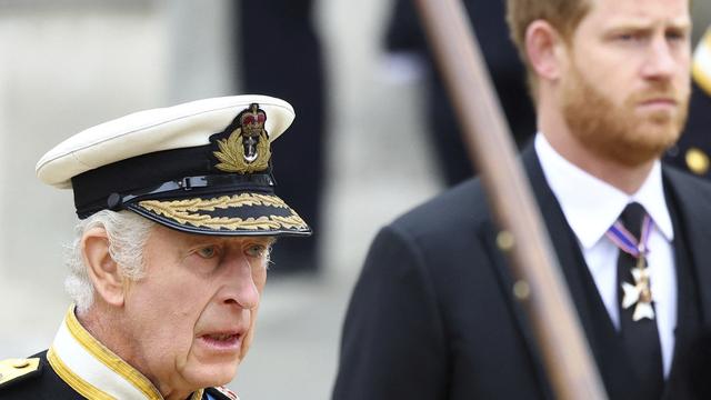 Le roi Charles III redoute l’absence de son fils cadet à son couronnement le 8 mai prochain. [Keystone - Hannah Mckay]