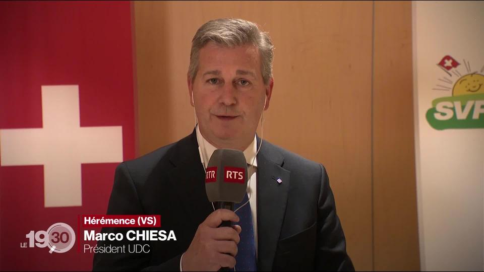 Marco Chiesa, président de l'UDC: "Albert Rösti est un candidat extraordinaire"