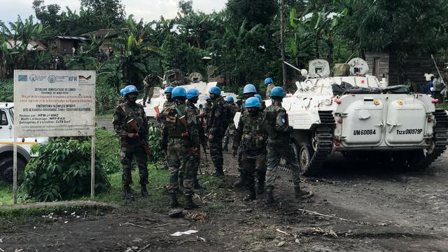 Des casques bleus de la MONUSCO en patrouille dans la région du Nord-Kivu au Congo RDC. [Reuters - Djaffar Sabiti]