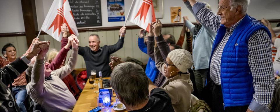 Journée historique pour le Jura. [Keystone - Jean-Christophe Bott]