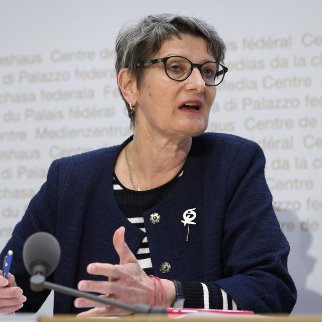 La conseillère nationale Ursula Schneider Schüttel (PS/FR). [Keystone - Anthony Anex]