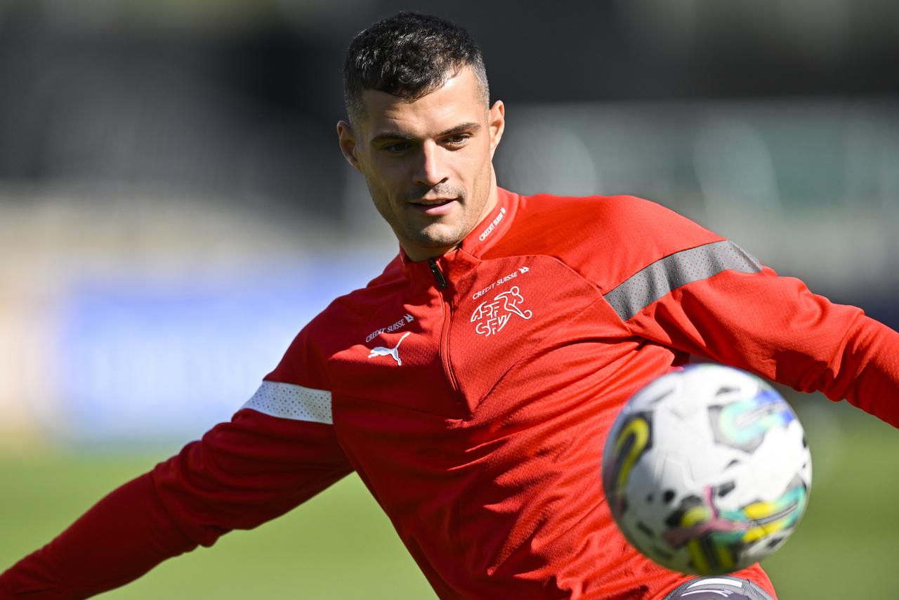 Murat Yakin compte sur Granit Xhaka, auteur d'un excellent début de saison avec Arsenal. [KEYSTONE - Gian Ehrenzeller]