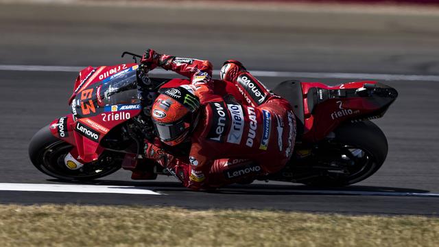 Francesco Bagnaia s'est montré le plus rapide en Grande-Bretagne. [Imago - Stephen Blackberry]